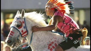 Indian Relay  la dangereuse course de chevaux des tribus  ZAPPING SAUVAGE [upl. by Nohsyar]