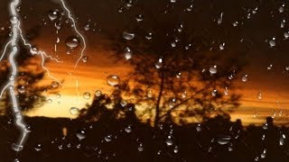 ▶️ Wind Rain And Thunder Sound Effects Storm Ambience 12 Hours 🌏 [upl. by Nyra]