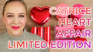 CATRICE HEART AFFAIR LIMITED EDITION  New Valentines Day collection review amp swatches [upl. by Baily93]