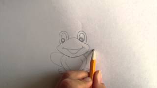 How To Draw a Cartoon Frog [upl. by Hartzel]