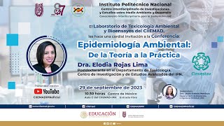 🎤 CONFERENCIA Epidemiología Ambiental De la teoría a la práctica [upl. by Airalav]