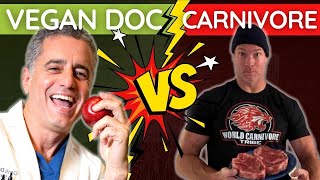 Vegan vs Carnivore Debate Two Doctors Two Diets Showdown [upl. by Calvina]