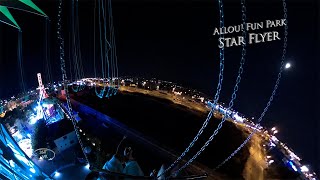 Allou Fun Park Star Flyer Night [upl. by Tiebout]