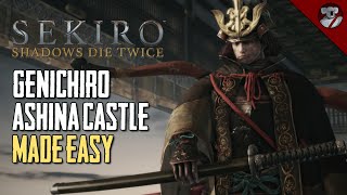 Genichiro Guide  Ashina Castle  Sekiro [upl. by Nylorahs]