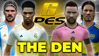 TUTORIAL y REVIEW del PARCHE PES 6 THE DEN 2024 ✅  Liga Argentina [upl. by Neitsirk]