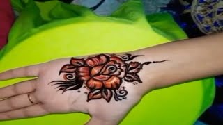 3D Rose Flower Mehndi Design  Rose Flower Mehndi Design in 3D  Mehndi Deisgn in 3D Rose Flower [upl. by Favian]