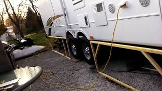 Cost effective winter RV skirting [upl. by Cinnamon]