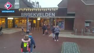 Plofkraak op geldautomaat in Bodegraven ruiten winkelcentrum gesneuveld [upl. by Nesilla241]