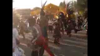 Danzantes en el foro de Xochimilco [upl. by Frankhouse]