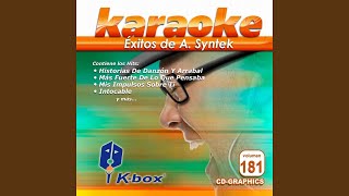 Mis Impulsos Sobre Ti Karaoke Version [upl. by Alur]