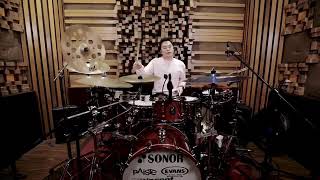 DENGAN APA KAN KUBALASDrum Cover Echa Soemantri [upl. by Odrick]