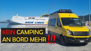 EXKLUSIV❗️・ANEK stellt Camping an Bord 2025 EIN ・Alle Infos ⛴️ [upl. by Davin]