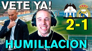 ZIDANEOUT  ALCOYANO 21 REAL MADRID  HUMILLADOS POR UN 2ºB CON 10 JUGADORES [upl. by Zurc]