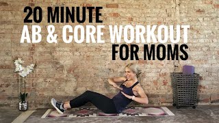 20 Minute Ab amp Core Workout for Moms  Beginner friendly  Low impact  Works your entire core [upl. by Eenaej]