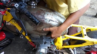 Cara Memodifikasi Motor Honda CB [upl. by Aztilem142]