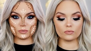 HOW TO CONTOUR ROUND FACE [upl. by Teresina]