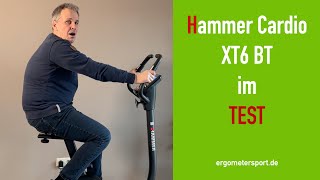 Hammer Cardio XT6 BT Ergometer Test  ERGOMETER amp HEIMTRAINER [upl. by Nonnel]