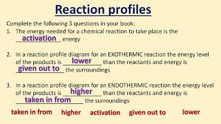 11 Edexcel CC15 Heat Energy Changes in Chemical Reactions Paper 4 [upl. by Polak]