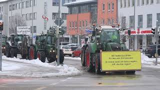 Bauernproteste in Kaufbeuren [upl. by Hosfmann]