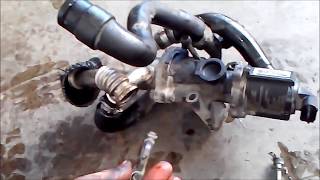 HOW TO CLEAN EGR VALVE ON OPEL CORSA 13CDTI [upl. by Enylekcaj]