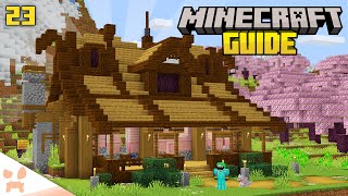 Starting Over PERFECT CHERRY STARTER HOUSE  Minecraft 120 Guide [upl. by Atikir]