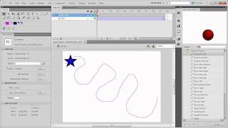 Adobe Flash CS5 Using a Motion Guide with a Classic Tween [upl. by Blood]