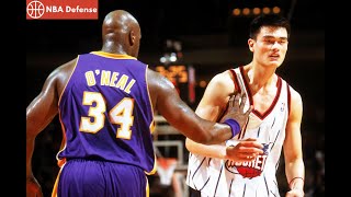 Yao Ming vs Shaquille ONeal First Meeting Full Match up  2003 Season Rockets vs Lakers [upl. by Hulbert]