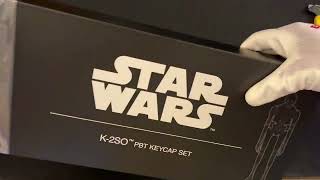 Starwars K2SO keycaps from NovelKeys unboxing [upl. by Aisset297]