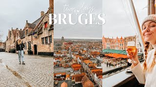 two days in bruges  christmas markets amp beer tasting 🎄🍺🇧🇪 [upl. by Crescint]