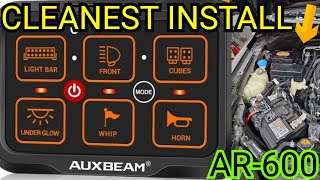 AUXBEAM AR600 RGB Switch Panel Install [upl. by Nerahs]