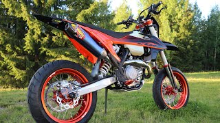 KTM 450 EXCF 2020 Stunt Bike Project  Arttu Stenberg [upl. by Ane]