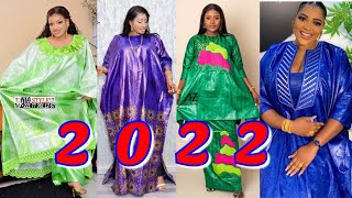 TENDANCE 2022 🆕  MODÈLES GRAND BOUBOU  MODÈLES DE ROBES EN BAZIN  MEILLEURS SANGSÉ SENEGALAISE [upl. by Roshelle439]