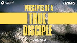 quotPrecepts of a True Disciple” John 61421  Pastor Jojo Chua [upl. by Annaya]