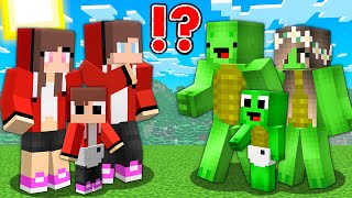 JJs FAMILY VS Mikeys FAMILY Having a Maizen Family Challenge  Minecraft Maizen JJ Mikey [upl. by Purington379]