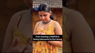 From Inserting TAMPON amp having Intercourse first Time🔥❤️‍🔥mylifestory inspirationalvideo shorts [upl. by Sihtnyc]