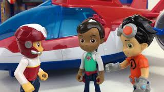 PAW PATROL Ryder Gets The Air Patroller From RUSTY RIVETS  Keiths Toy Box [upl. by Anen]