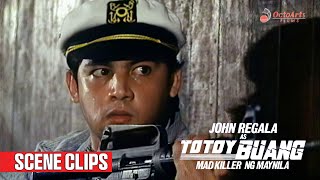 TOTOY BUANG MAD KILLER NG MAYNILA 1992  SCENE CLIP 2  John Regala Mark Gil Aurora Sevilla [upl. by Glenden]