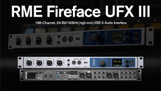 RME Fireface UFX IIIは3199／425万円。UFX IIとの違いは、SteadyClock FS（フェムトセカンド／1000兆分の1秒精度のジッター抑制） [upl. by Anitteb700]