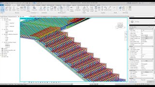 How to detail rebar of staircase in Revit 2021 [upl. by Moreno]