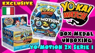 YoKai Watch  Medal Box YoMotion 2X Serie 1 Unboxing [upl. by Eanyl]