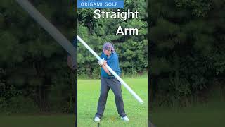 The Key to Keeping Your Arm Straight in Golf ep136d03 [upl. by Akimot349]