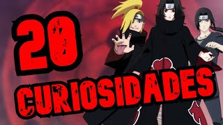 20 CURIOSIDADES SOBRE AKATSUKI [upl. by Acinomahs363]