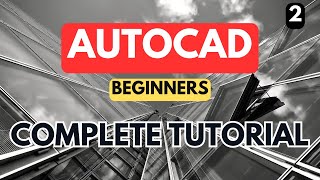 AutoCAD  Complete Tutorial for Beginners  Part 2 commands of section quotModifyquot [upl. by Sivek]