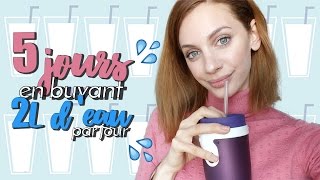 5 JOURS Boire 2L deau par jour 💧  HeyGlad [upl. by Annawak]