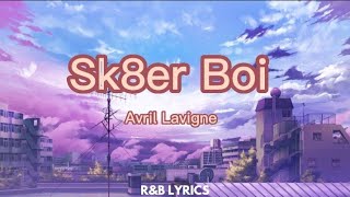 Avril Lavigne  Skater Boy Lyrics [upl. by Neyrb]