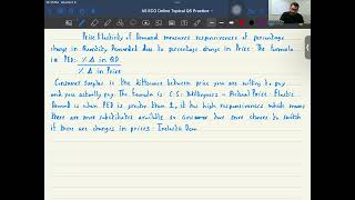 Consumer Surplus with PED Topical 8 Marker Question Full Answer  AS Economic  9708  MJ 25 [upl. by Sexton]