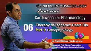 Cardiovascular Pharmacology Ar  06  Ischemic heart disease pathophysiology [upl. by Shaina]