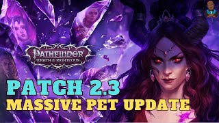 Pathfinder WotR  Patch 23 Breakdown Pet Updates Devil Quest Shifter Dragon amp More [upl. by Lurleen]