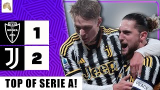 TOP OF THE LEAGUE  MONZA 12 JUVENTUS Match Reaction [upl. by Leverick821]