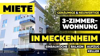 🏡 MIETE I 3ZimmerWohnung in Meckenheim 💎 Zwei Balkonen  Einbauküche  Aufzug  Wärmepumpe [upl. by Deeanne757]